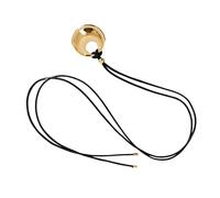 Générique Collier en cuir PU cordon Simple avec pendentif élégant anneaux de bonne pour un usage quotidien Date cuir PU