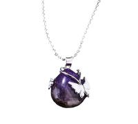 Générique Collier en forme de goutte de avec breloque papillon, chaîne anti-allergie pour tenues de fête, collier élégant avec pendentif pendant