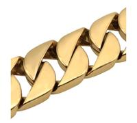 Générique Collier étrangleur Robuste en Acier Inoxydable for Chiens de Grande Taille, Pitbull, Bouledogue, Argent, Or, Spectacle(Rose Gold,26inch(65cm))