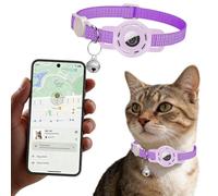 Générique Collier GPS Chat, 2026 Nouveau Traceur Collier GPS pour Chien, Mini Tracker Smarttag pour Chiens Et Petits Animaux, sans Abonnement Mensuel, Localisation Temps Réel, Compatible iOS Android