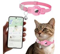 Générique Collier GPS Chat, 2026 Nouveau Traceur Collier GPS pour Chien, Mini Tracker Smarttag pour Chiens Et Petits Animaux, sans Abonnement Mensuel, Localisation Temps Réel, Compatible iOS Android
