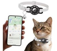 Générique Collier GPS Chat, 2026 Nouveau Traceur Collier GPS pour Chien, Traceur GPS Chat sans Abonnement/Carte SIM, Intelligent de La Localisation en Temps, Collier GPS pour Chien,Chats,Voitures