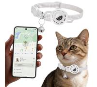 Générique Collier GPS Chat, 2026 Nouveau Traceur Collier GPS pour Chien, Traceur GPS Chat sans Abonnement/Carte SIM, Intelligent de La Localisation en Temps, Collier GPS pour Chien,Chats,Voitures