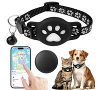 GéNéRique Collier GPS Chat, Traceur GPS Chat, 2026 Nouveau Traceur GPS Chat Tracker, sans Carte Sim, sans Abonnement Mensuel, avec iOS & Android, Localisation Temps RéEl, ImperméAble Et Durable