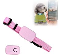 Générique Collier GPS Chat, Traceur GPS Chat, sans Abonnement Aide À Localiser Votre pour Find (Compatible avec iOS/Android) Collier Air Tag,Aide À Localiser Votre Chat pour (Rose, Petite Taille)