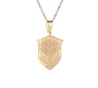 Générique collier homme argent，Insigne de lame d’ours viking pendentif collier épée de guerrier bouclier pendentif animal bijoux tendance pour hommes