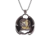 Générique collier homme, pendentif de déesse dragon mythique, collier de chevalier pour couple, bijoux de mode