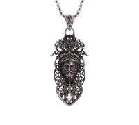 Générique collier hommes, pendentif Dieu Roi Zeus de la mythologie grecque antique, collier Jupiter, cadeau de bijoux punk rétro pour hommes et femmes