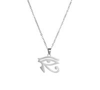 Générique Collier œil de pouvoir des dieux égyptiens Œil d’Horus 316L collier chaîne de clavicule pour femme chaîne de pull