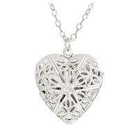 Générique Collier médaillon en forme de coeur creux qui contient des photos Photo garder quelqu'un près de vous bijoux médaillon pendentif collier Professionnel et mode