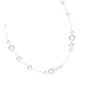 Générique Collier moderne en alliage blanc avec breloque en forme de larme délicate, accessoire polyvalent pour tenues formelles ou décontractées, bijoux de minimalistes, cadeaux, accessoire élégant