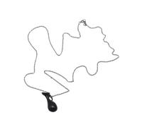 Générique Collier pendentif bouteille tendance, collier pendentif bouteille Unique avec espace, chaîne de cou élégante pour petits souvenirs, tenue décontracté