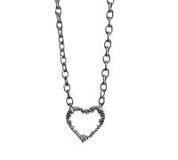 Générique Collier pendentif coeur épine élégant romantique pour les couples bijoux en alliage élégant parfait pour un usage quotidien de bijoux de couple
