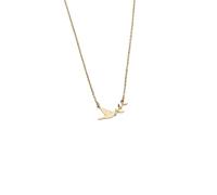 Générique Collier pendentif colombe en branche d’olivier 316L Style nature Accessoires délicats Populaires en Europe