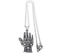 Générique Collier pendentif de main en chiromancie de sorcière pour femmes colliers pendentifs de paume pour hommes collier cadeaux