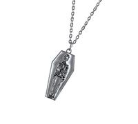 Générique Collier pendentif déclaration en argent foncé, conception de | Bijoux en alliage liés, d ' événement à thème, vêtements autonomes, attrait pour les collectionneurs