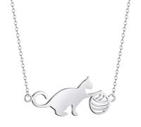 Générique Collier pendentif en forme de pelote de laine pour femmes dessin animé joli collier d’animaux