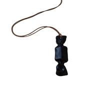 Générique Collier pendentif en résine bonbon, corde de cire douce pour un usage quotidien sans Irritation pendant diverses activités, chaîne à pendentif en résine