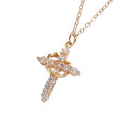 Générique Collier pendentif en zircone cubique scintillant, Design Vintage, bijoux de clavicule réglables pour ses bijoux pendentif en zircone cubique