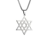 Générique Collier pendentif étoile à six branches étoile de David Amulette mode décontractée Cadeau simple bijou
