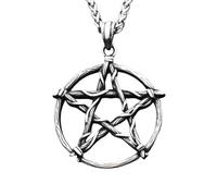 Générique Collier pendentif Fashion Gothic Star of David Punk vintage simple colliers pentagrammes cadeaux de bijoux uniques
