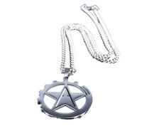 Générique Collier pendentif Hammer and Sickle Anarcho-communisme Couleur argent pour femmes/hommes Marxisme Épingle Unionism N1081