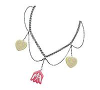Générique Collier pendentif multicolore artisanal mélangeant les styles traditionnel kazakh et contemporain collier mixte permanent
