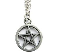 Générique Collier pentagramme antique pistolet pendentif pentacle surnaturel protection amulette bijoux La mode est traitée