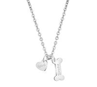 Générique Collier Personnalisé en Forme d'Os pour Chien - Médaille Gravée au Nom de Votre Animal - Bijou Hommage à un Chien Disparu - Cadeau Émotionnel pour Amoureux des Chiens - Pendentif Mémoire