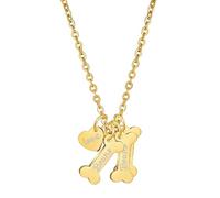 Générique Collier Personnalisé en Forme d'Os pour Chien - Médaille Gravée au Nom de Votre Animal - Bijou Hommage à un Chien Disparu - Cadeau Émotionnel pour Amoureux des Chiens - Pendentif Mémoire