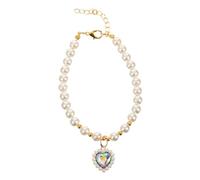 Générique Collier pour Animaux De Compagnie Perles Race Museau Chiens Chat Réglable Or Verser Planète Collier De Chien Collier Bandana Collier De Chien D'étiquette Titulaire Pendentif Résine
