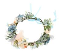 Générique Collier pour Animaux Fleurs Artificielles Décoratives, Ruban Ajustable en Tissu, Accessoire Photo Élégant pour Festivals et Mariages, Adapté aux Chiens et Chats