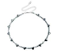 Générique Collier pour hommes, collier d’amour léger et de luxe à la mode, adapté aux charmes féminins, fêtes quotidiennes, bijoux cadeaux