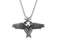 Générique collier pour hommes, collier pendentif gothique mystique rétro avec ailes d’ange pour hommes, cadeau de bijoux porte-bonheur et cool