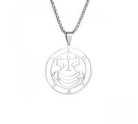 Générique collier pour hommes, collier pendentif Simple et sinistre Créatif, Art Créatif, Clown Face of Revenge