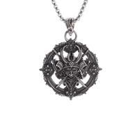 Générique collier pour hommes, pendentif japonais samouraï noir, armure gothique pirate, collier katana, personnalité, mode pour hommes, bijoux punk