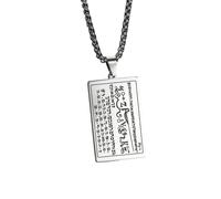 Générique Collier pour hommes, Talisman de l’Année de l’Argent Attirant la Richesse - Le Mystère du Premier Sceau 6e et 7e Livres de Moïse