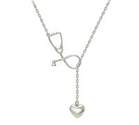 Générique Collier pour Infirmières - Cadeau D', Collier Pendentif pour La Journée Internationale des Infirmières 2024, Argent