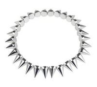 Generique - Collier Punk Argenté Adulte argent G