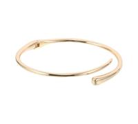 Générique Collier Ras Cou Géométrique en Métal Brillant à Ouverture à Ressort, Style Punk Minimaliste, Ajustable pour Femme, pour Fêtes et Cérémonies