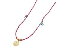 Générique Collier ras du cou en corde de coton à la mode, collier en corde moderne mettant en valeur le charme des yeux de poivre pour les amoureux de la mode, de cou coloré