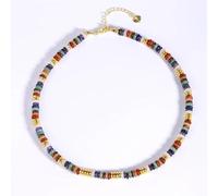 Générique Collier Ras Du Cou en Cristal Naturel pour Femmes Et Hommes|Amulette en Perles de Cristal, Breloque, Bijoux, Cadeaux pour Filles, 7 Chakras