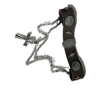 Générique Collier ras du cou en cuir de styles punk avec pendentif croix et clous romains pour un collier pendentif croix de déclaration de mode unique