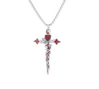 Générique Collier Rose Amour Rose Irregular Chaîne de pulls unique Accessoire de mode haut de gamme
