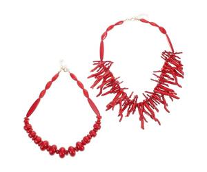 Générique Collier Rouge Collier D'été Bijoux En Perles De Bijoux Tour De Cou En Perles Tour De Cou Pour Femme Style Surfeur s Pour Femmes Alliage