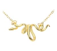 Générique Collier serpent accessoire à la mode serpents enroulés collier bijoux de cou pour l ' amélioration de la garde-robe moderne bijoux pour femmes à la mode