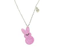Générique Collier sur le thème des lapins, chaîne de clavicule en acrylique, accessoires de clavicule faits à la main pour filles et sœurs, d ' amitié symbolique