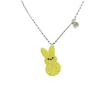 Générique Collier sur le thème des lapins, chaîne de clavicule en acrylique, accessoires de clavicule faits à la main pour filles et sœurs, d ' amitié symbolique