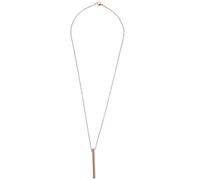 Générique Collier Urne Funéraire Cylindrique en Acier Inoxydable Rose Doré Pendentif Commémoratif de Crémation Compartiment Ouvrable Bijou à Parfum Discret pour Souvenir Proche
