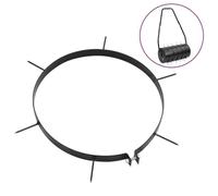Générique Colliers aérateurs de pelouse 5 pcs avec Pointes Ø 30 cm Fer,Pelouses & Jardins,Équipement électrique d'extérieur,Aérateurs de Gazon & scarificateurs,Multicolore,2.55kg,154465